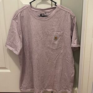 Carhartt Heathered Pink Short Sleeve Tee